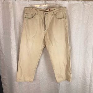 Levi 505 Khaki Jeans Pants 40x30